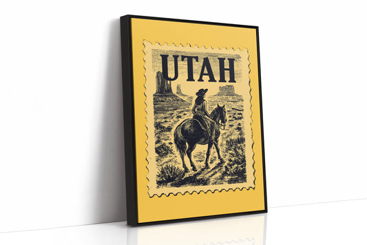 Desert Trails On Golden Postage