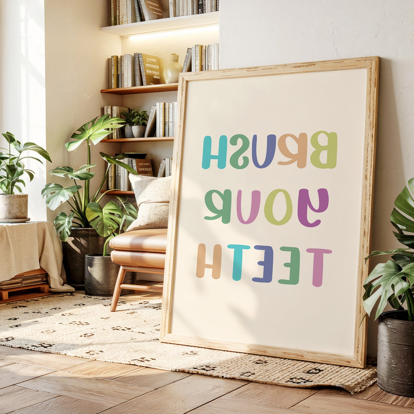 Pastel Letters Dance Like Spring Brush Your Teeth