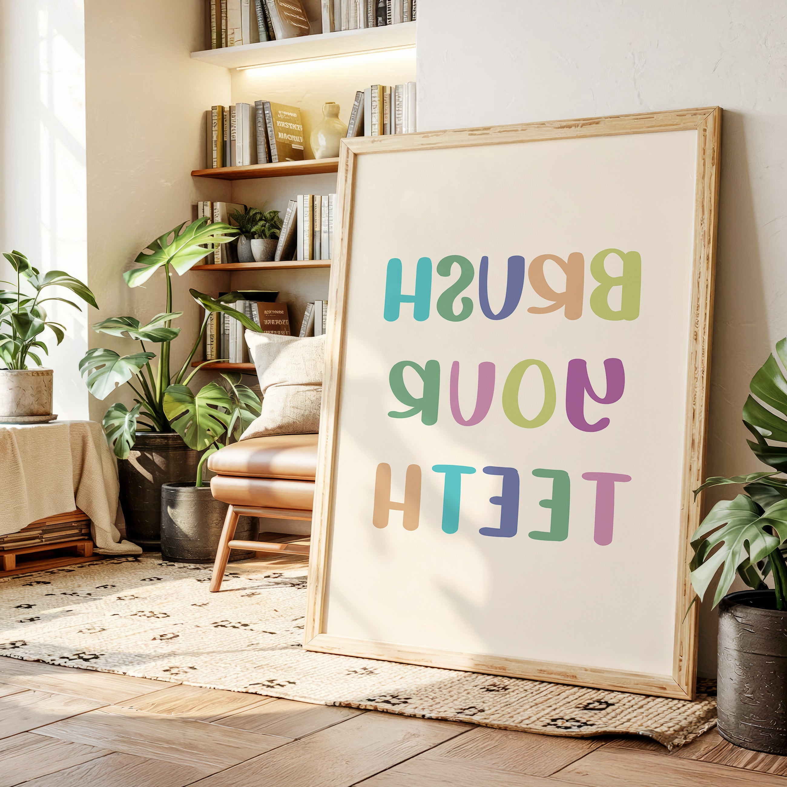 Pastel Letters Dance Like Spring Brush Your Teeth