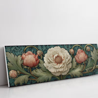 Vintage Peony Blooming Garden