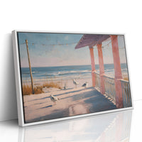 Pink Porch Meets Ocean Tides