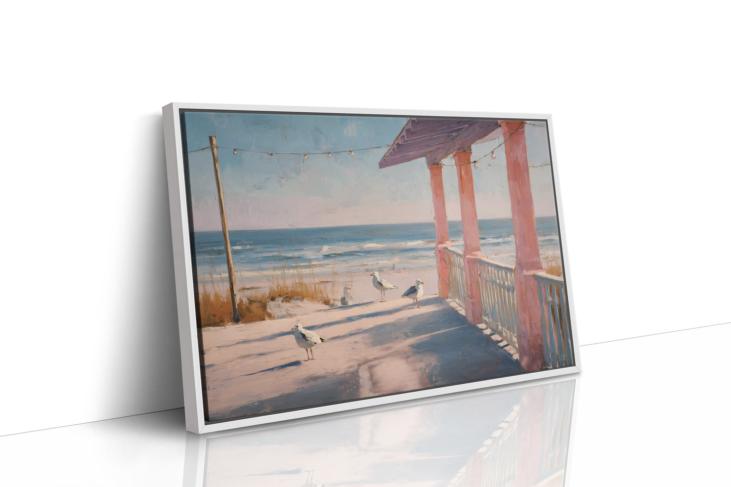 Pink Porch Meets Ocean Tides