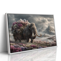 Mammoth's Blossom-Draped Easter Cart