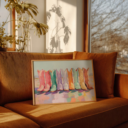 A Line of Colorful Journeys