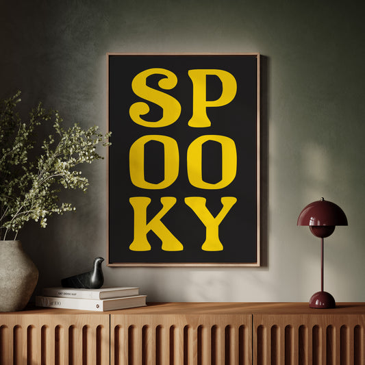 Yellow Letters Dance Through Midnight