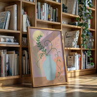 Sunny Fruit Bowl on Blue