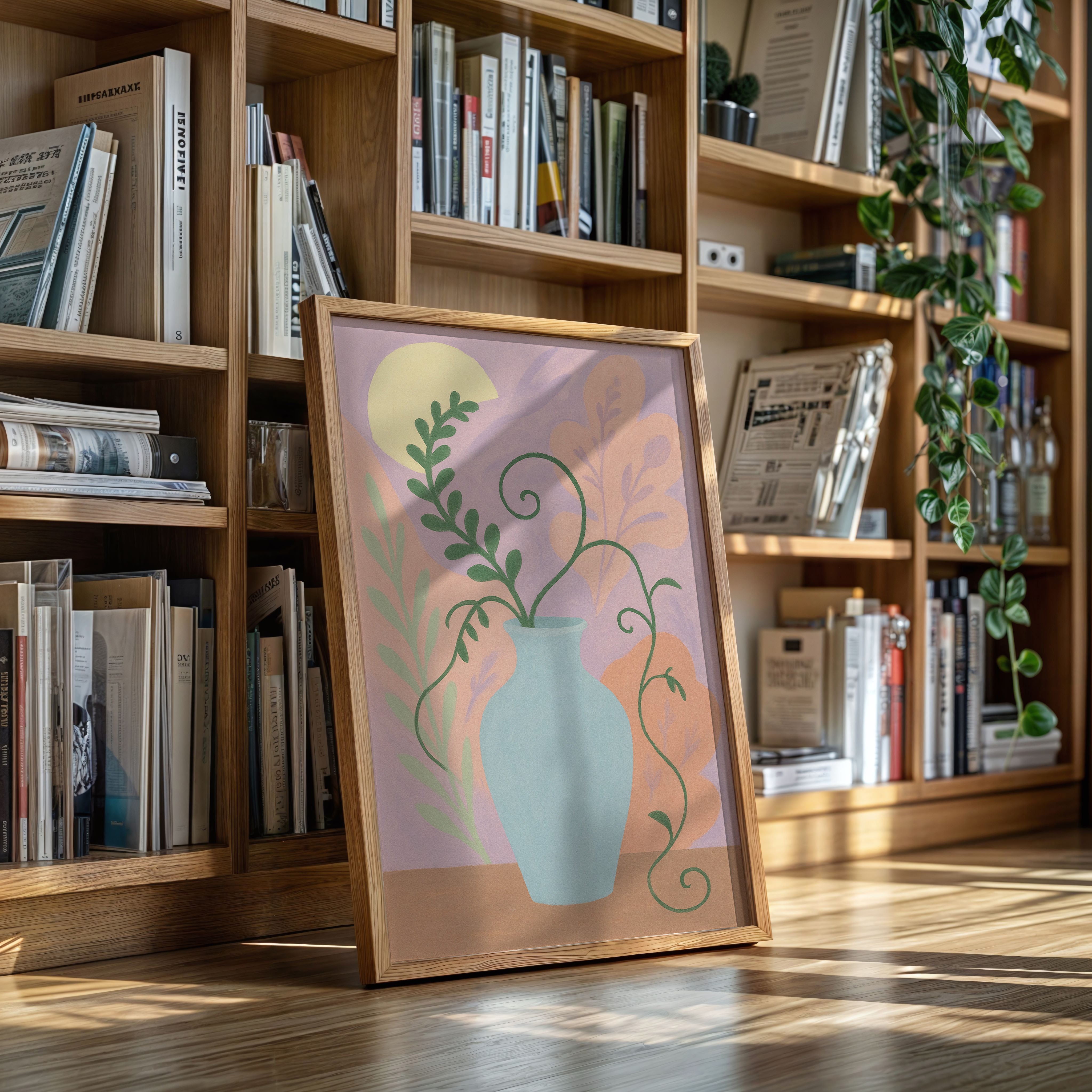 Sunny Fruit Bowl on Blue