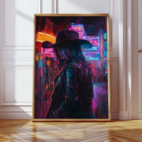 Cowgirl Noir in Neon Lights