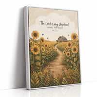 The Lord Is My Shepherd: Sunflower Barn Path