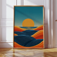 Sunset Over Rolling Dunes