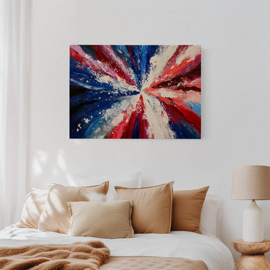Freedom's Colors Dance At Dawn