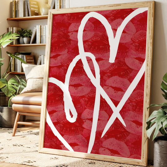 Crimson Lines Dance Their Passion