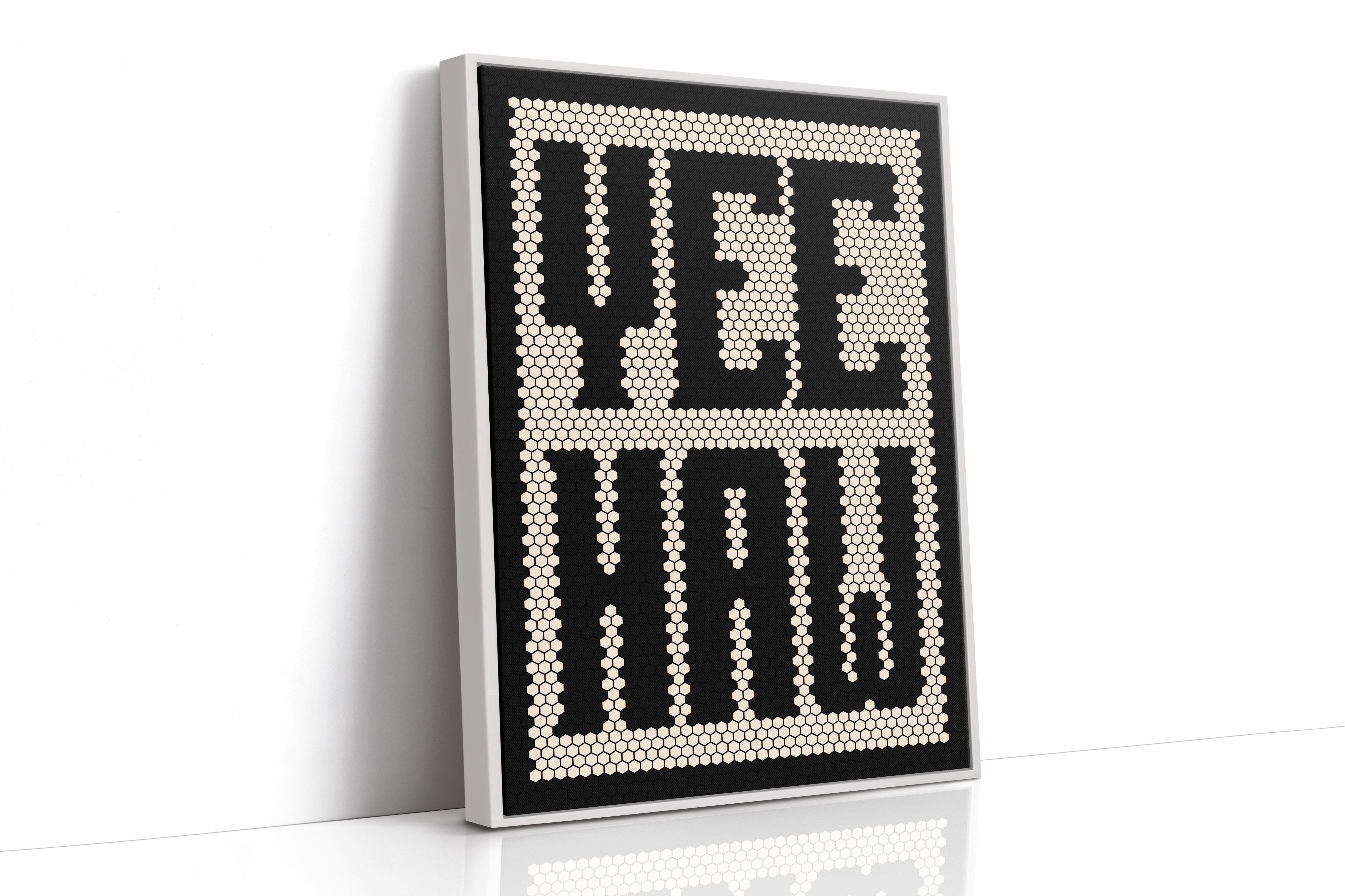 Yeehaw Mosaic Western Shout in Black