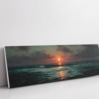 Crimson Ocean Sunset