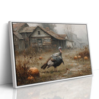 Wild Turkey's Autumn Farmhouse Patrol