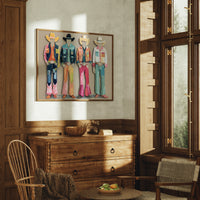 Rhinestone Cowboys Paint Pastel Days