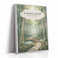 In Quietness and Trust: Bamboo Forest Bridge