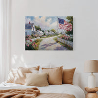 Where Roses Bloom and Flags Wave