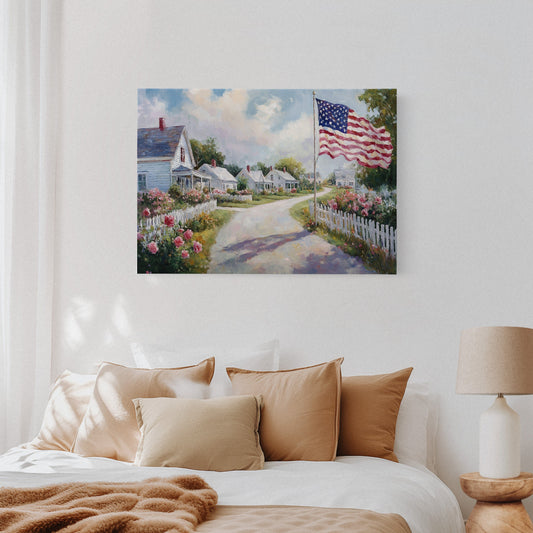 Where Roses Bloom and Flags Wave