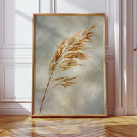 Golden Grains in Gentle Breeze