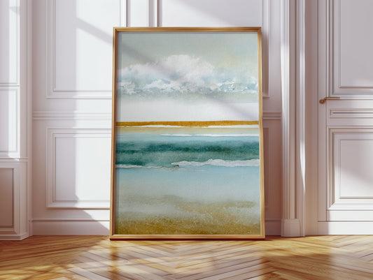Where Waves Kiss Golden Sands
