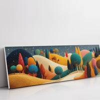 Whimsical Starlit Hills