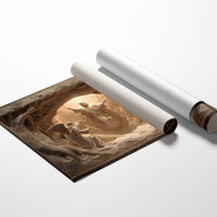 Light Emerges From Stone Depths