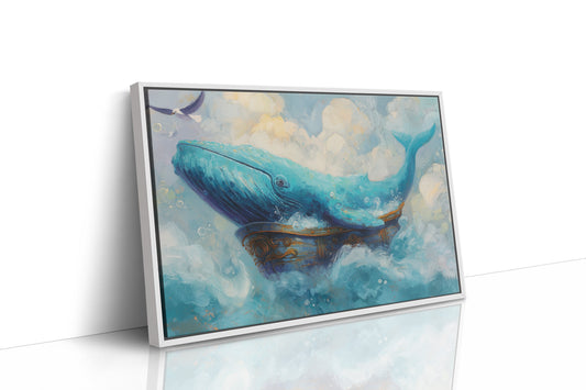 Ocean Giant Drifts Through Clouds