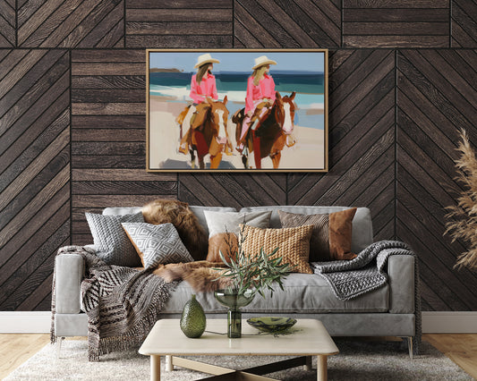 Sisters Riding the Coastal Breeze