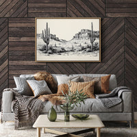 Saguaros Stand Like Ancient Sentinels