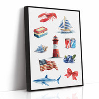 Coastal Treasures Of American Summer