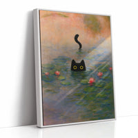 Mystery Cat Among the Lilies