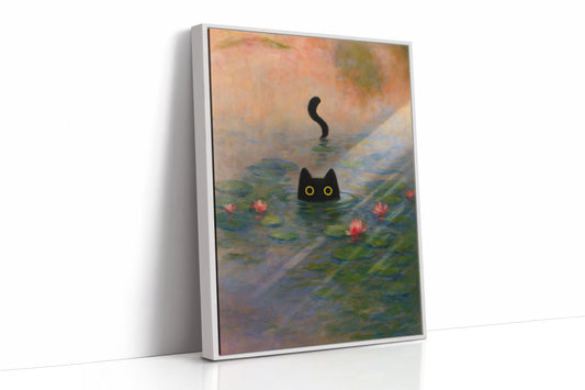 Mystery Cat Among the Lilies