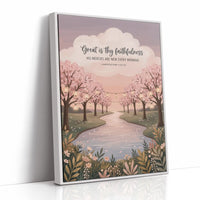 Great Is Thy Faithfulness: Cherry Blossom River