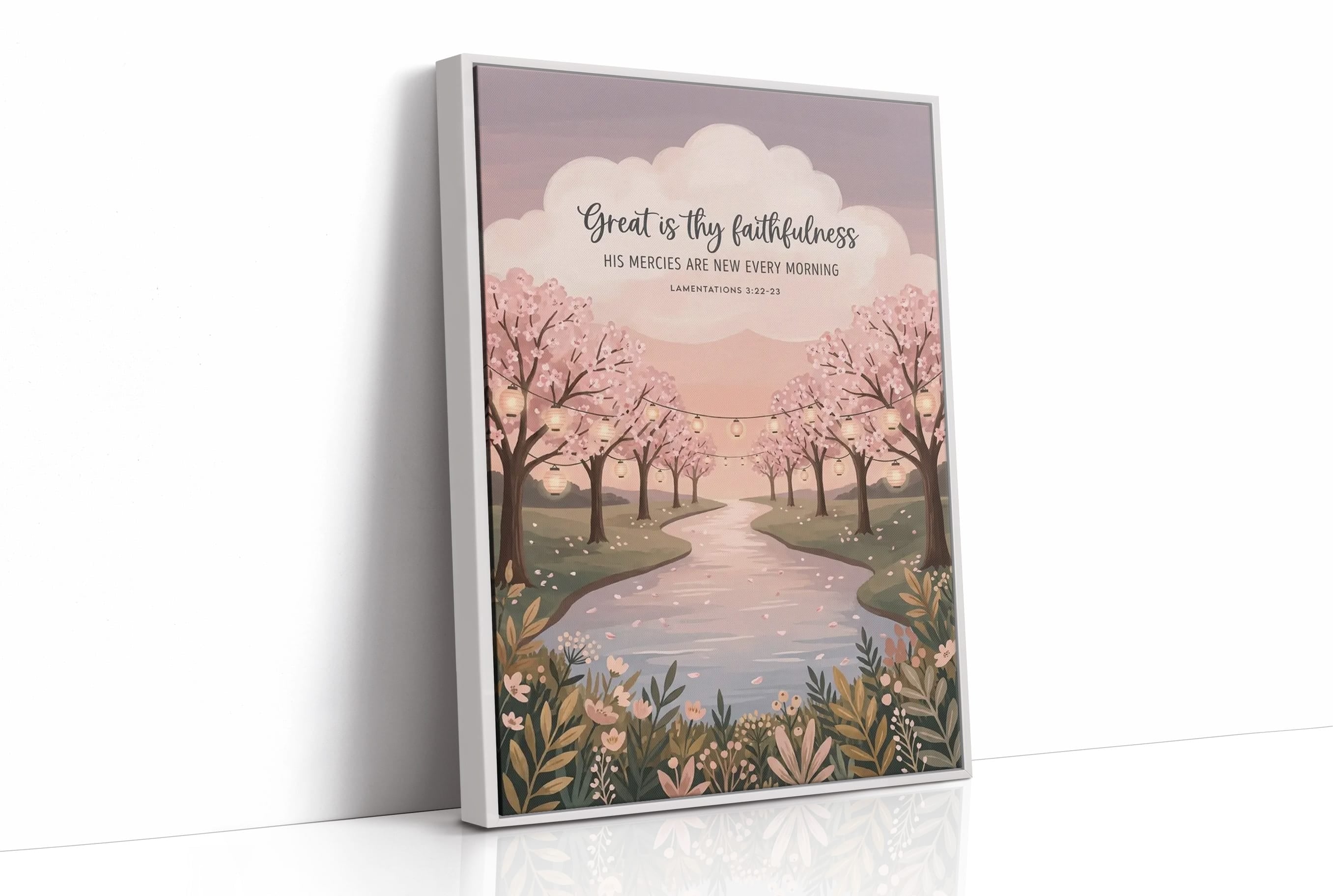 Great Is Thy Faithfulness: Cherry Blossom River
