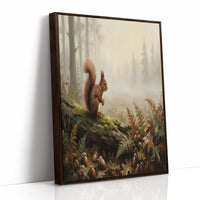 Squirrel Among the Acorns