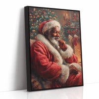 Yuletide Reflections in Crimson and Pine