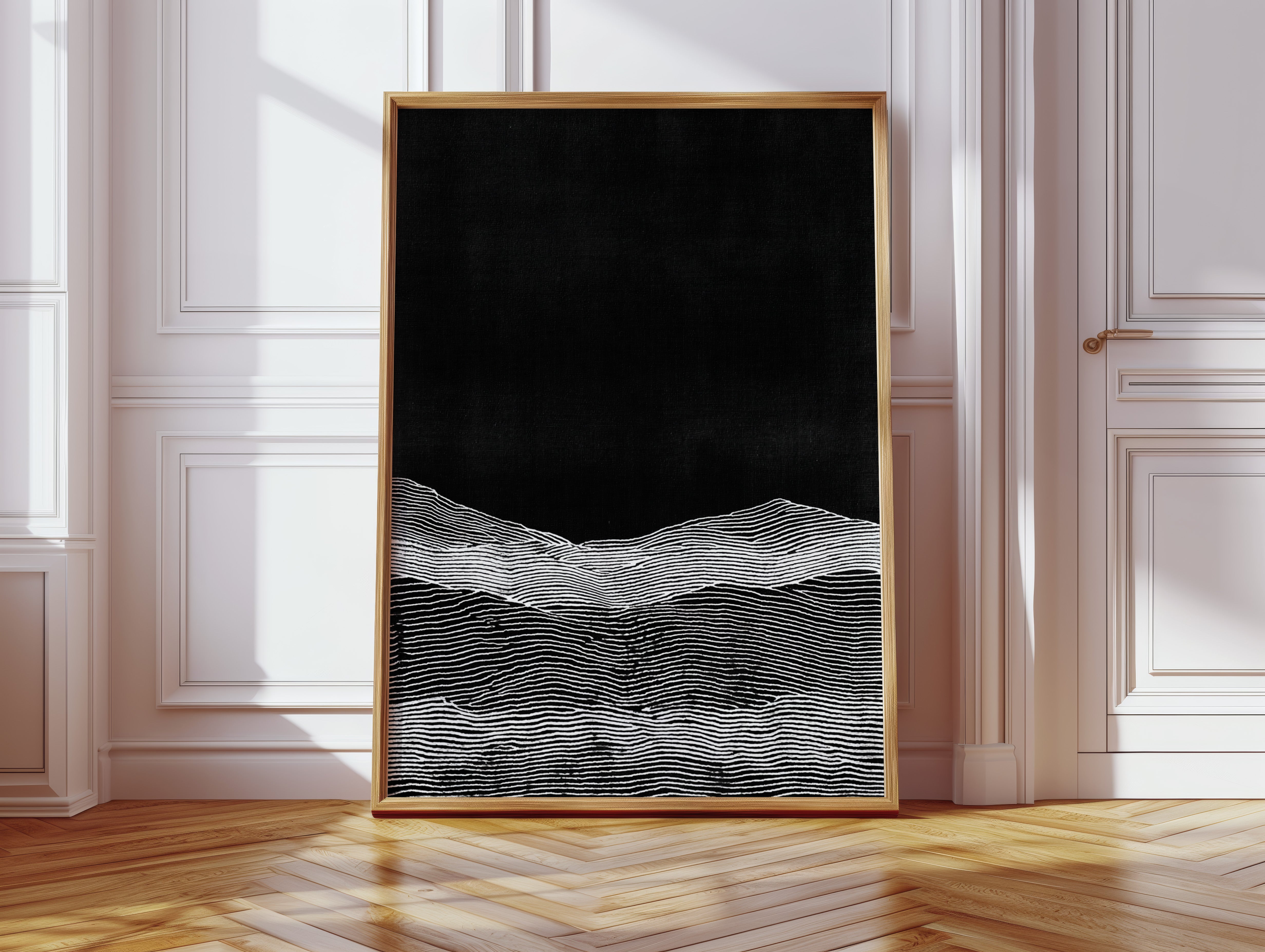 Silent Waves Beneath Midnight Skies