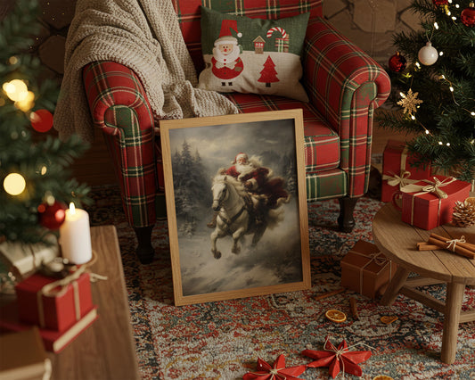 Through Winter Woods On Moonlit Steed