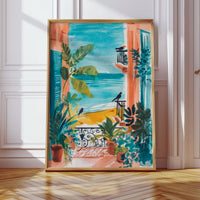 Balcony Echoes of Sunlit Shores