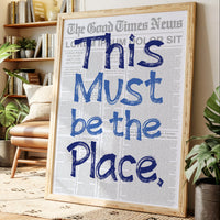 Blue Letters Find Their Home