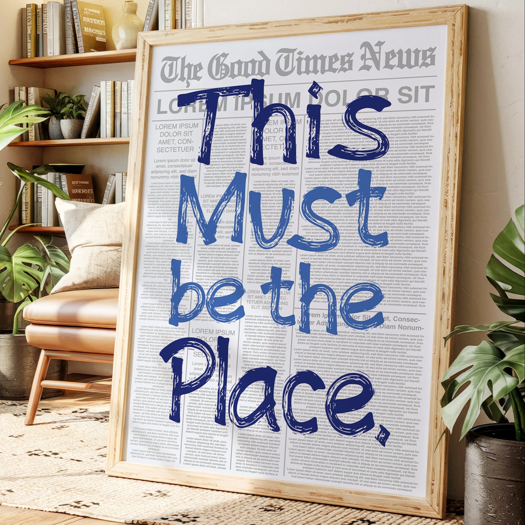 Blue Letters Find Their Home