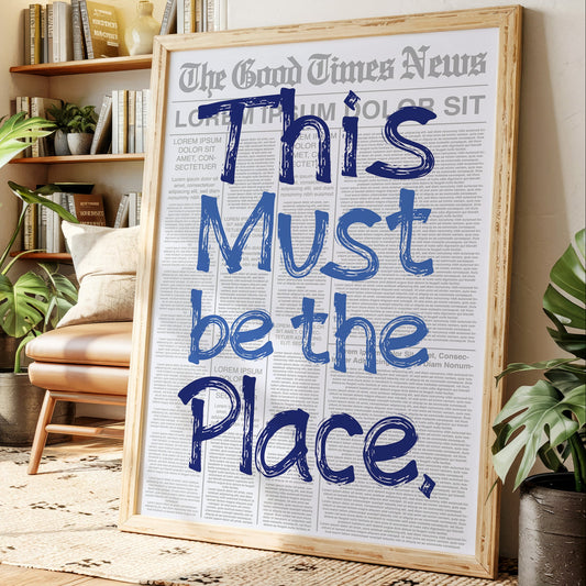 Blue Letters Find Their Home