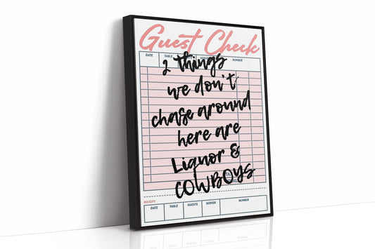 Dinner Notes On Pink Paper