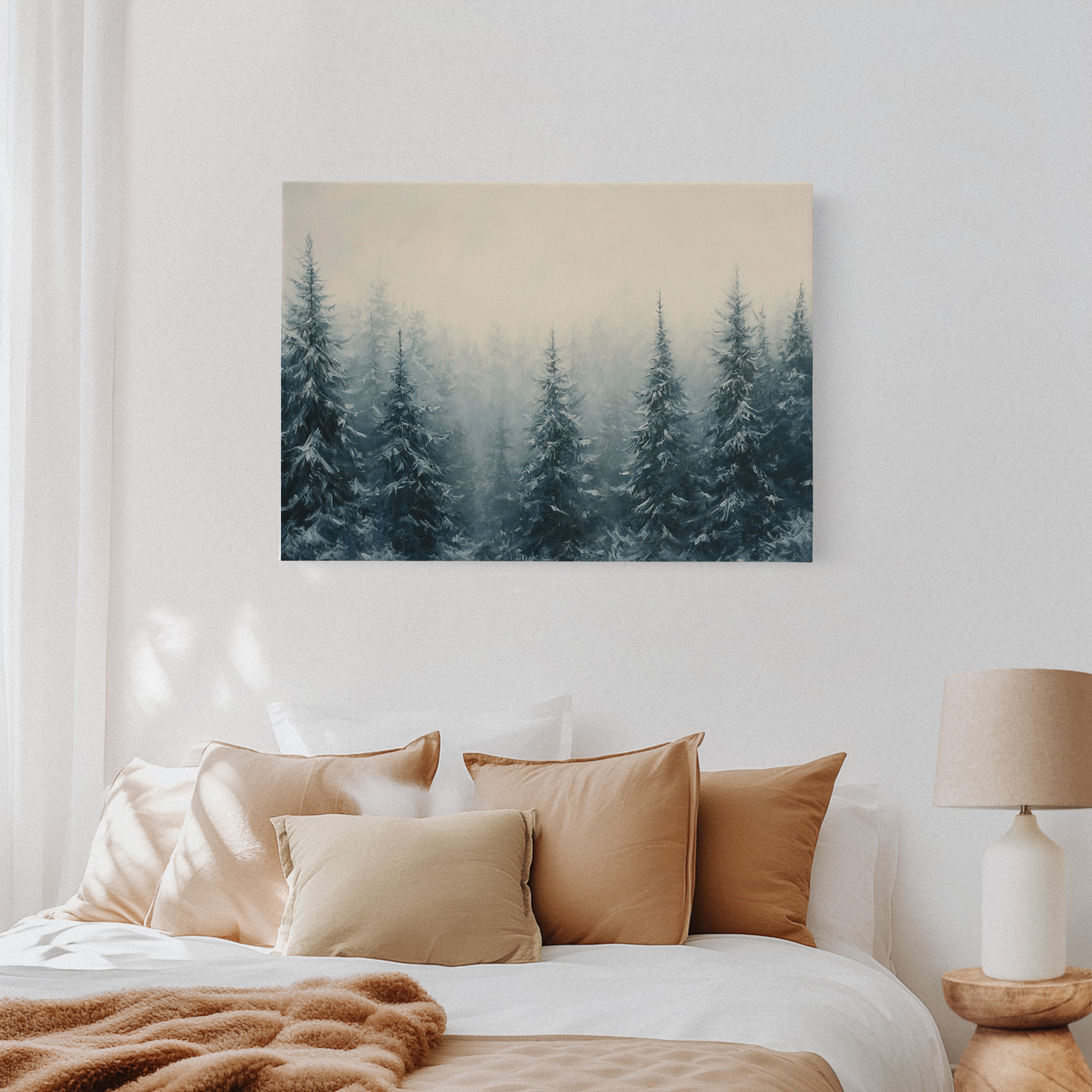 Winter Pines Hold Morning Secrets