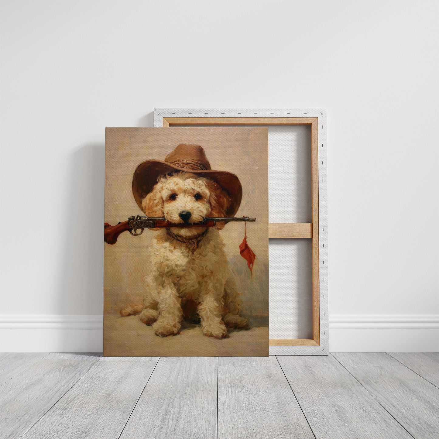 Little Outlaw With a Red Flag