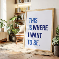 Blue Letters Paint Tomorrow's Promise