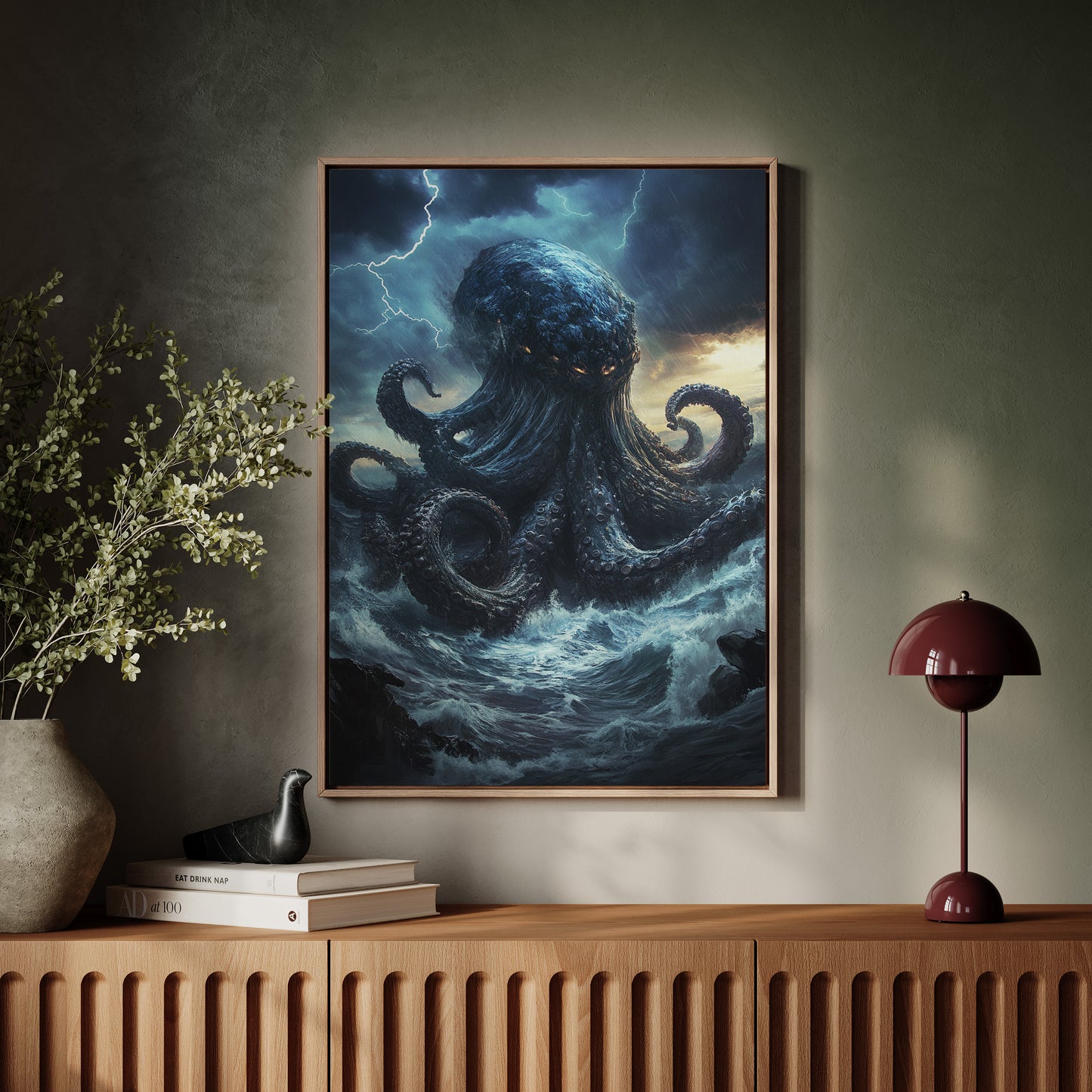 Awakening Beneath Stormy Skies