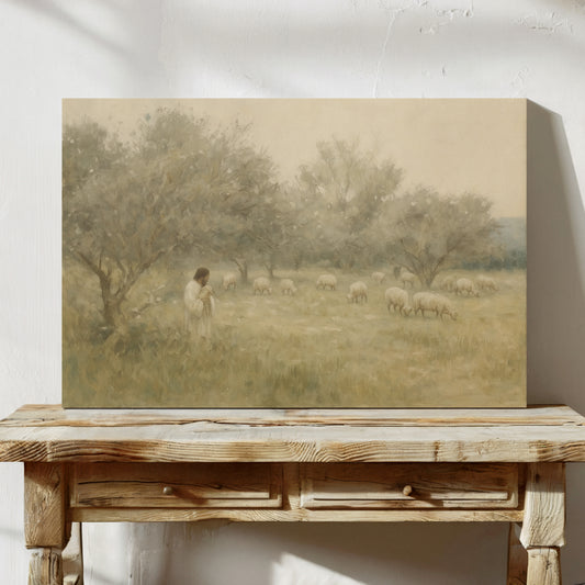 Shepherd Among the Blossoming Grove
