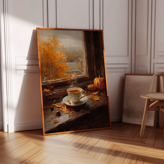 Autumn Sips and Golden Leaves
